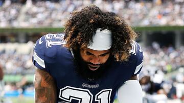 "Zeke" registra 104 yardas terrestres en 2021 y sus detractores se manifestaron en contra de su producción con relación a su salario.