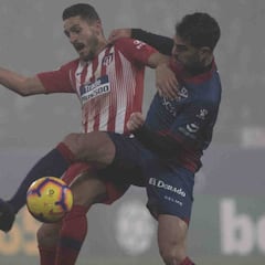 1 x 1 del Atlético: Koke se luce en su partido 400