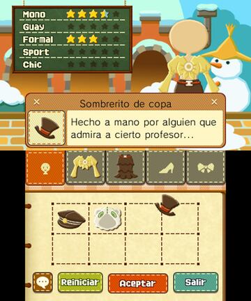 Captura de pantalla - El profesor Layton y el Legado de los Ashalanti (3DS)