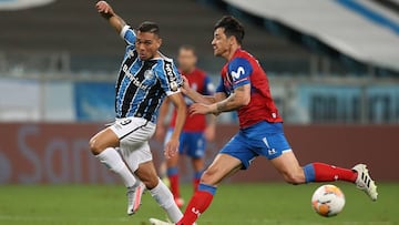 El delantero de la UC destacó la propuesta inicial del equipo chileno en Porto Alegre, pero finalmente se manifestó triste por no lograr sumar en la Libertadores.