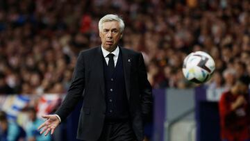 Ancelotti, entrenador del Real Madrid.