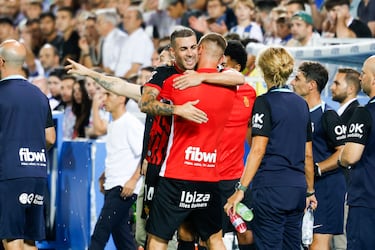 El gallego ha vuelto a ver puerta. Estaba en el sitio adecuado, en el momento justo. Su cabezazo, tras el pase de Muriqi, le vale la primera victoria a su equipo.