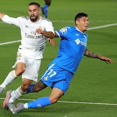 "Carvajal hace penalti a Olivera"