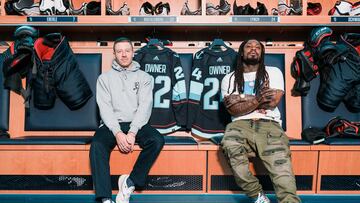 El histórico corredor de Seattle Seahawks, Marshawn Lynch, junto al rapero Macklemore, se convirtieron en socios minoritarios del Seattle Kraken de la NHL.