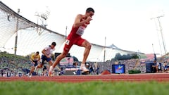 Mariano García, en la final del Europeo en Múnich.