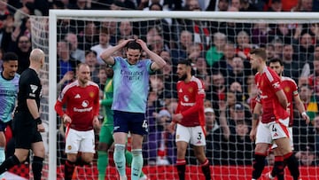 Resumen del Manchester United vs Arsenal, jornada 28 de la Premier League 24-25