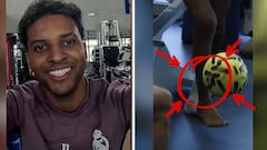 Rodrygo publica su recuperación de la lesión y se hace viral la imagen de la pierna