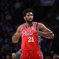 The 76ers’ Joel Embiid made NBA history while securing the scoring title