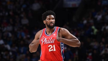 The 76ers’ Joel Embiid made NBA history while securing the scoring title