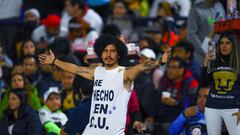 Fans o Aficion during the Semifinals first leg match between Pumas UNAM and Tigres UANL as part of Torneo Apertura 2023 Liga BBVA MX, at Olimpico Universitario Stadium, December 07, 2023, in Mexico City.
