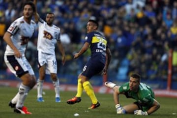 Sebastián Pérez fue titular y jugó todo el partido con Boca Juniors en la goleada sobre Quilmes en juego de la cuarta fecha de la Liga de Argentina.