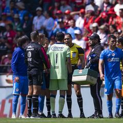 Jesús Corona fue expulsado en partido contra Toluca