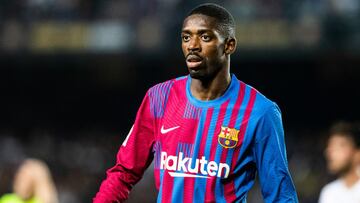 Ousmane Dembélé, en un partido del Barça.
