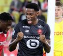 Jonathan David compite en goles con Messi, Neymar y Mbappé juntos en la Ligue 1