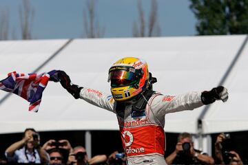 Hamilton y Schumacher, empatados a 7 títulos mundiales, dominan también en el circuito Gilles Villeneuve, con siete victorias cada uno. Con tres está Piquet, por delante de las dos de Jones, Senna y Vettel. Fernando Alonso ganó allí en 2007, su famoso año en McLaren como compañero de Hamilton.