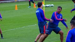 Roger Mart&iacute;nez durante el entrenamiento de la Selecci&oacute;n Colobmia en El Camp&iacute;n.