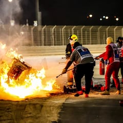 Así ha sido el escalofriante accidente de Grosjean