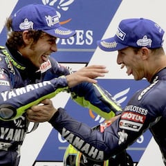 Así le fue a Rossi contra sus cinco compañeros en MotoGP
