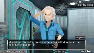 Captura de pantalla - Zero Escape: Virtue's Last Reward (3DS)