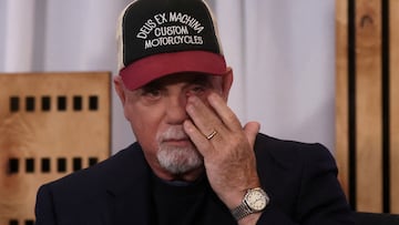 El cantante Billy Joel, que anunció la cancelación de conciertos por un problema de salud.