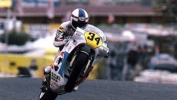 Kevin Schwantz con la Pepsi Suzuki