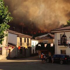 Evacúan un pueblo de 130 personas en Zamora