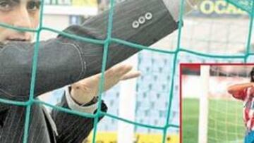 <b>Estampa similar.</b> "Güiza es un futbolista que juega de espaldas, grande, de Jerez... Hay ciertos parecidos"