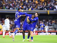 during the 7th round match between Pumas UNAM and Monterrey as part of the Liga BBVA MX Varonil, Torneo Clausura 2026 at Olimpico Universitario Stadium, on February 22, 2026 in Mexico City, Mexico.