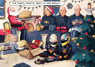 Red Bull y una tarjeta de Navidad cargada de polémica
