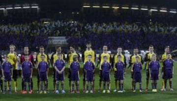 Maribor-Sevilla. Formación inicial.