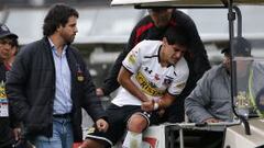 Barroso tuvo que salir lesionado ante Huachipato.