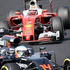 Alonso, cerca de Ferrari y Red Bull, pero doblado otra vez