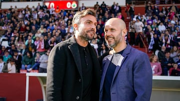 José Alberto, con Rubén Albés en una foto de archivo.