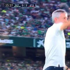 Setién explicó su enfado con la grada: "Me pone muy triste"