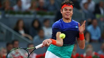 Raonic gan&oacute; y pas&oacute; a la siguiente ronda en Roma.