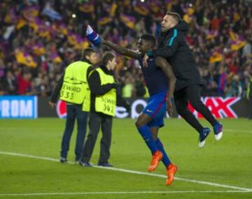 Los Jugadores celebran el épico pase a cuartos.