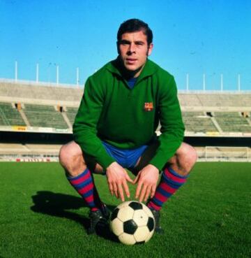 Debut車 en la Primera Divisi車n el 11 de octubre de 1964. En 1966 ficha por el F. C. Barcelona. Es el padre de Pepe Reina.