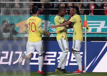 Son y Lee marcaron para Corea del Sur; Luis Díaz anotó por la Selección colombiana.