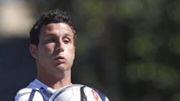 <b>PREPARADO. </b>Expósito, de Auckland, entrenándose ayer.