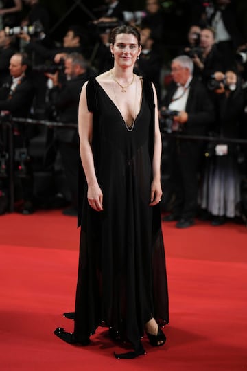 Inga Ibsdotter Lilleaas en la alfombra roja de 'Sentimental Value'.