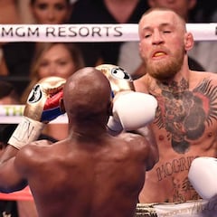 Mayweather: "Si me pagan, patearé el trasero de McGregor"