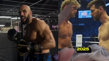 Guardaespaldas de Messi lanza mensaje para Logan Paul: “Te veo en el ring”