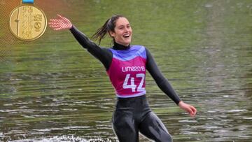 Natalia Cuglievan consigue el oro en esquí acuático