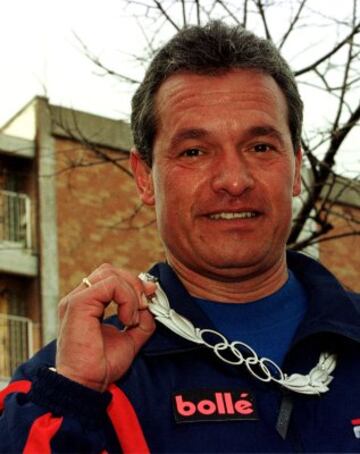 Jordi Llopart con la medalla al Merito Ol¨ªmpico.