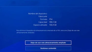 Cómo conectar un disco duro externo en una PS4