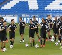 El Copenhague se entrenó durante una hora en el Bernabéu