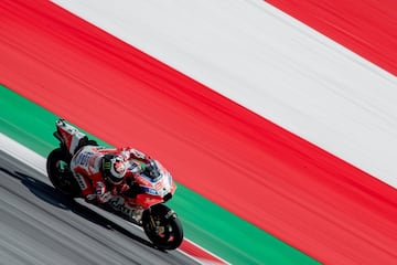 Jorge Lorenzo durante la clasificación del GP de Austria. 