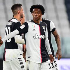 Cuadrado, una de las 3 dudas de Sarri para la final de Copa