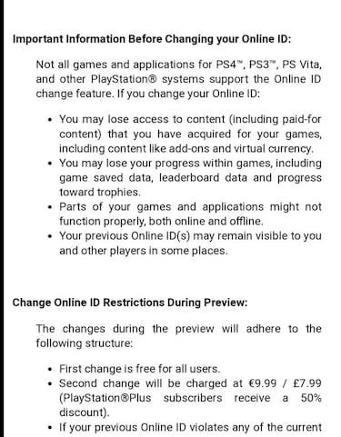 Sony avisa: cambiar de nombre en PSN tiene varios riesgos