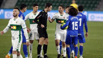 11-01-20
PARTIDO LIGA PRIMERA DIVISION ELCHE - GETAFE
MARCONE TARJETA ROJA EXPULSION
ARBITRO MUNUERA MONTERO